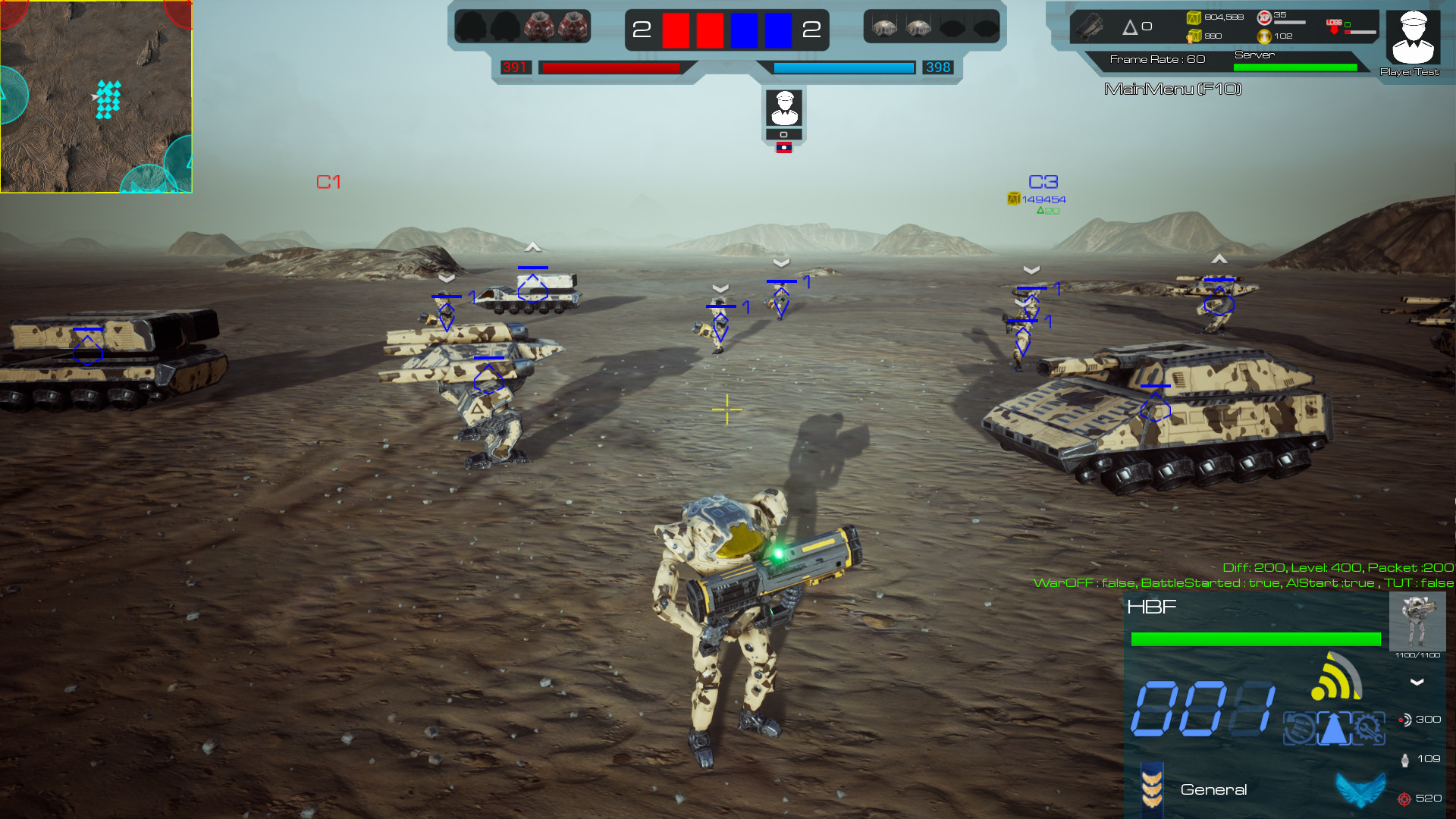 Combat on the surface